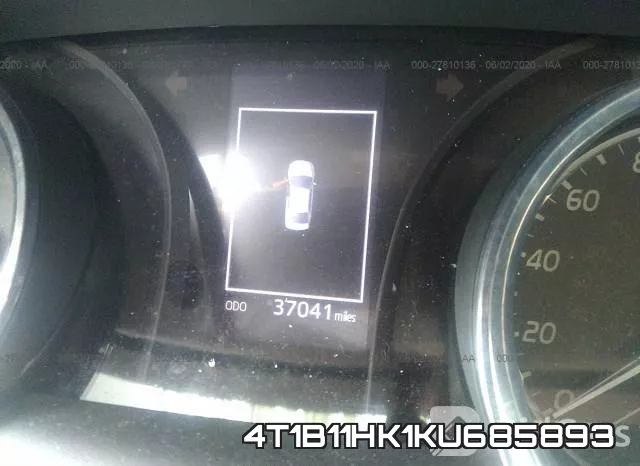 4T1B11HK1KU685893 фото 8