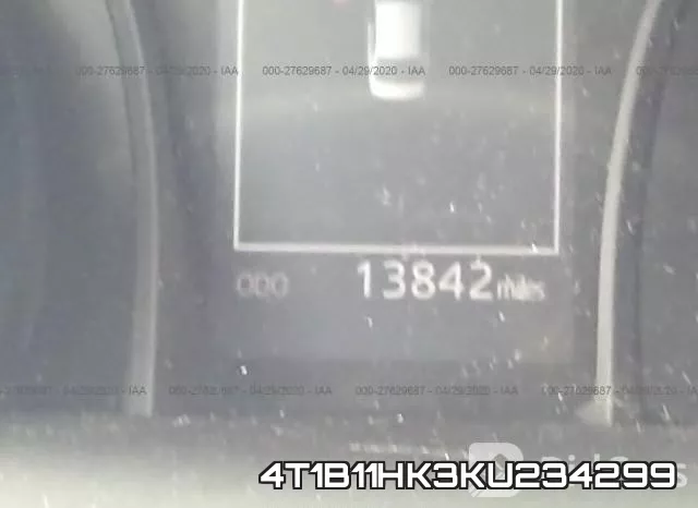 4T1B11HK3KU234299 фото 8