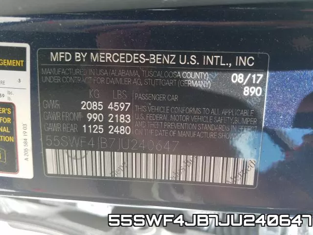 55SWF4JB7JU240647 фото 2