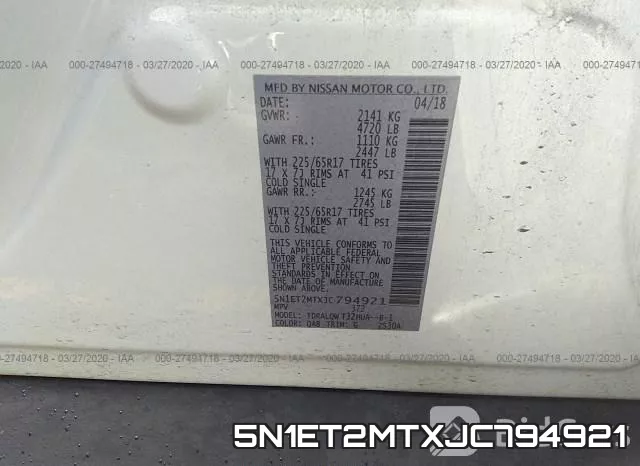 5N1ET2MTXJC794921 фото 10