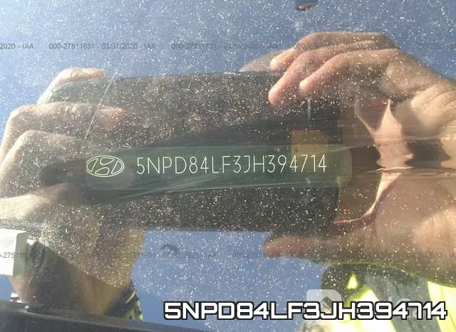 5NPD84LF3JH394714 фото 10