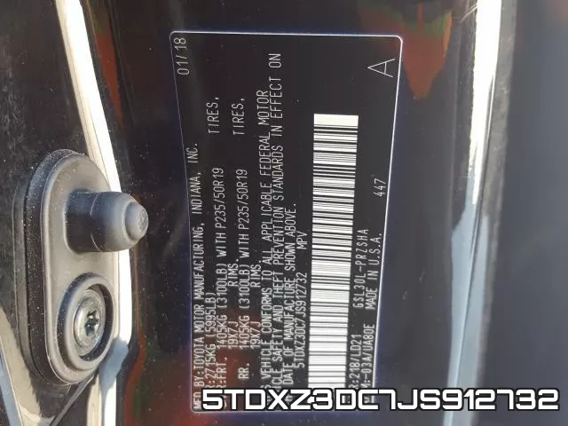 5TDXZ3DC7JS912732 фото 2