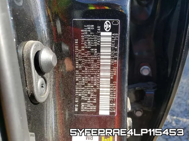5YFEPRAE4LP115453 фото 2