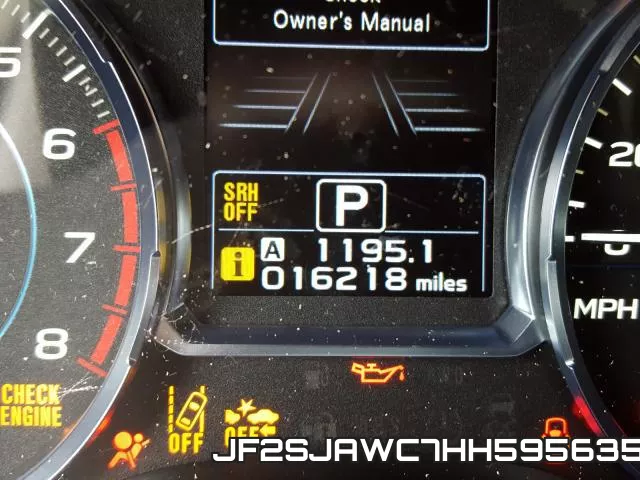 JF2SJAWC7HH595635 фото 9