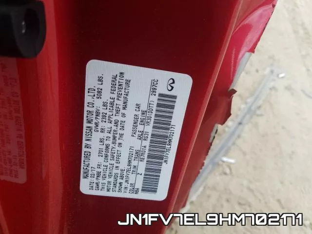 JN1FV7EL9HM702171 фото 2