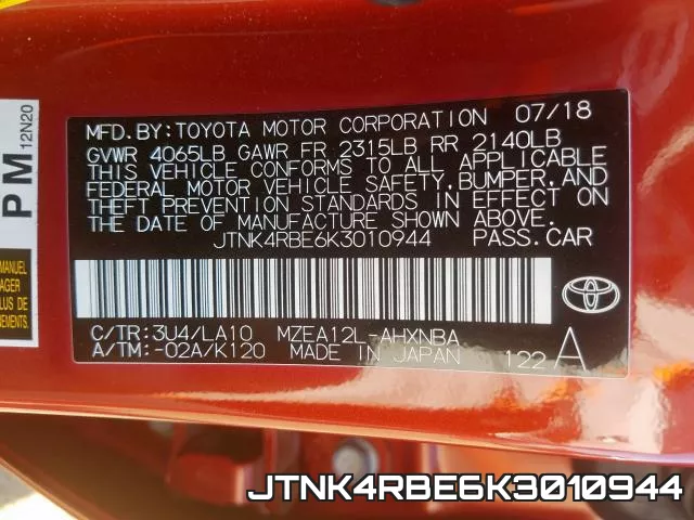 JTNK4RBE6K3010944 фото 2