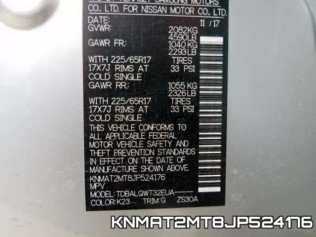 KNMAT2MT8JP524176 фото 2