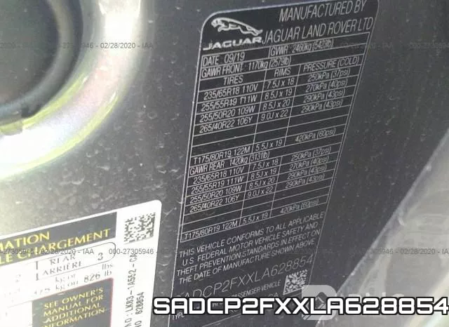 SADCP2FXXLA628854 фото 10