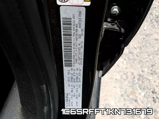 1C6SRFFT1KN731679 фото 2