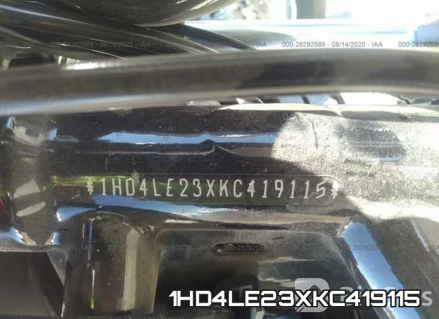 1HD4LE23XKC419115 фото 2
