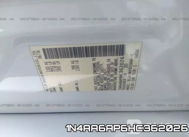 1N4AA6AP6HC362026 фото 10