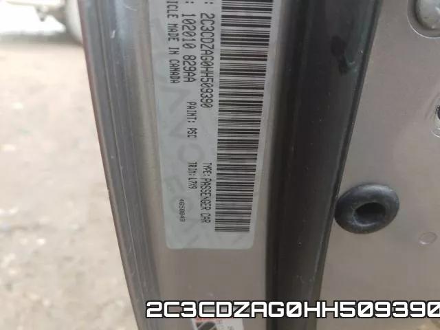 2C3CDZAG0HH509390 фото 2