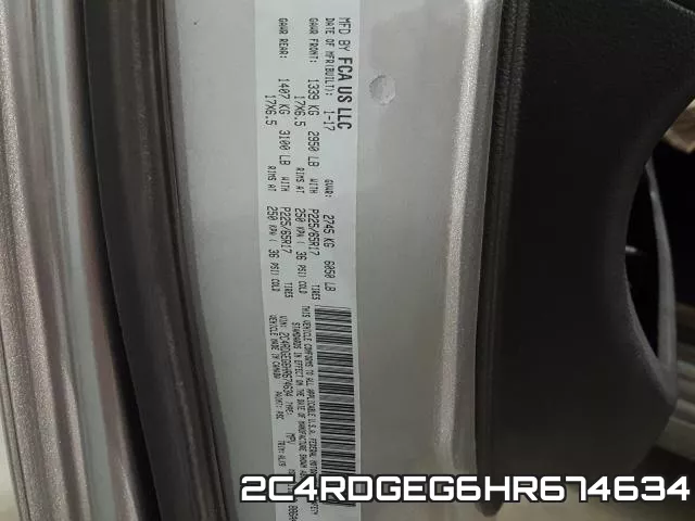 2C4RDGEG6HR674634 фото 2
