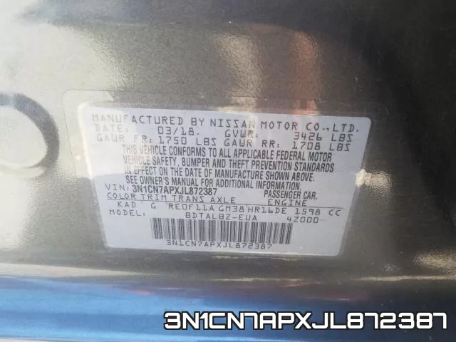 3N1CN7APXJL872387 фото 2