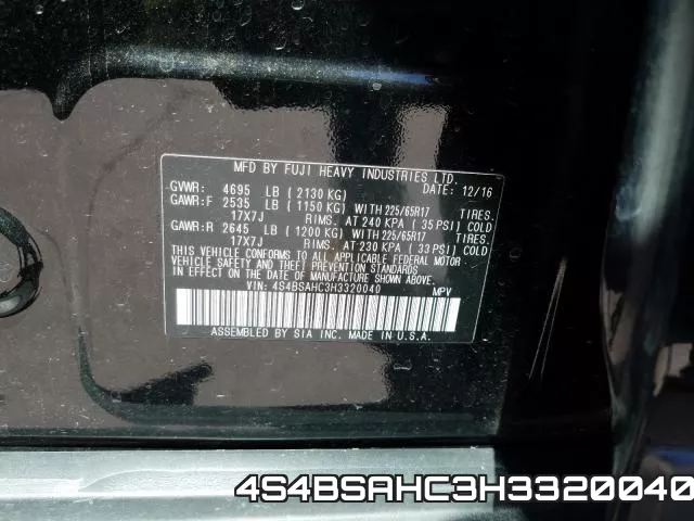 4S4BSAHC3H3320040 фото 2