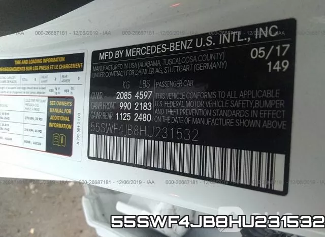 55SWF4JB8HU231532 фото 10