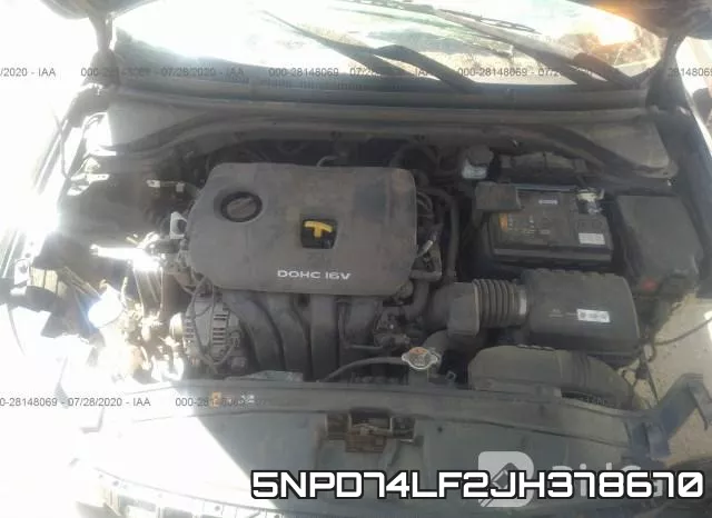 5NPD74LF2JH378670 фото 2