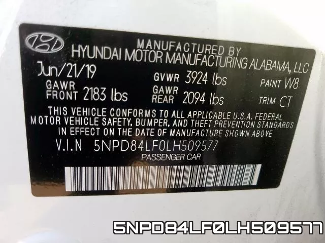 5NPD84LF0LH509577 фото 2