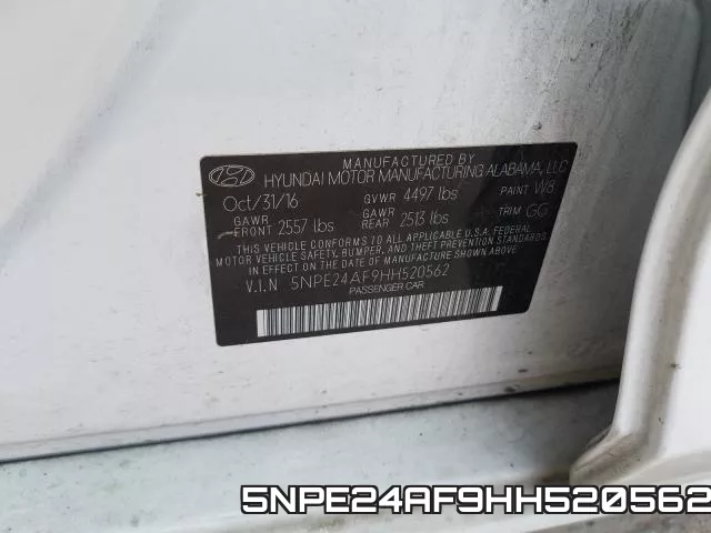 5NPE24AF9HH520562 фото 2