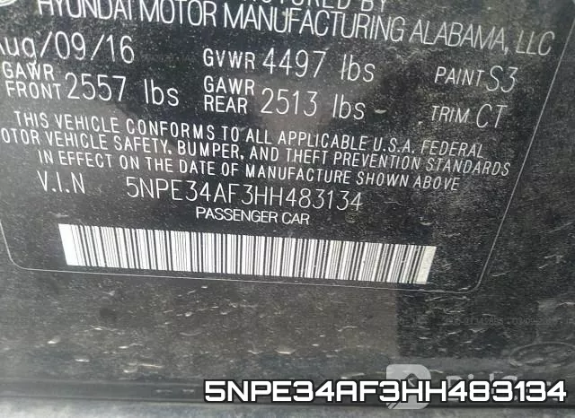 5NPE34AF3HH483134 фото 10