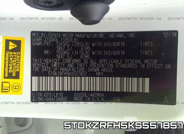5TDKZRFH5KS557857 фото 10