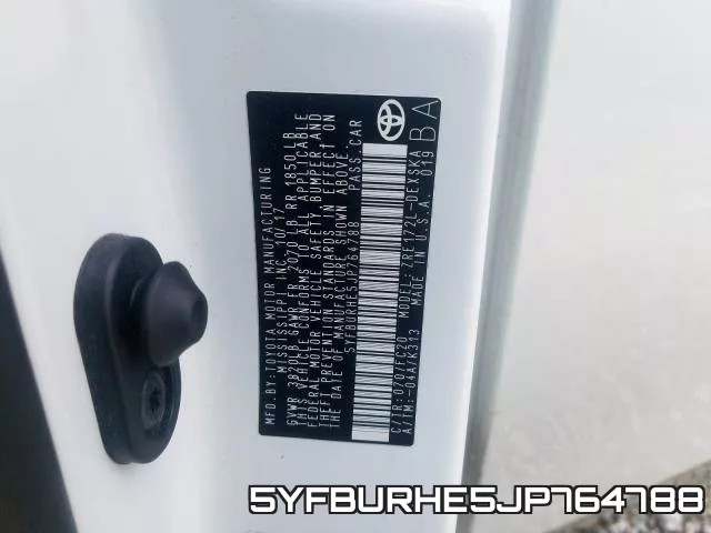 5YFBURHE5JP764788 фото 2