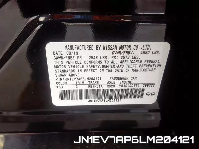 JN1EV7AP6LM204121 фото 2