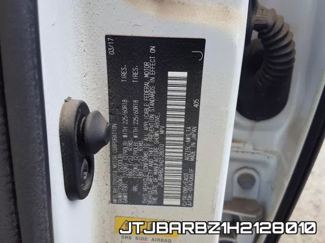 JTJBARBZ1H2128010 фото 2