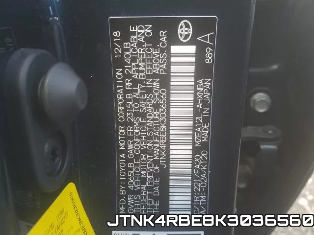 JTNK4RBE8K3036560 фото 2