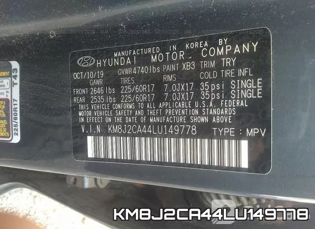 KM8J2CA44LU149778 фото 10