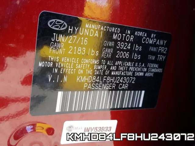KMHD84LF8HU243072 фото 2