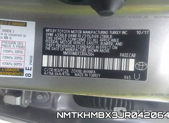 NMTKHMBX3JR042064 фото 10