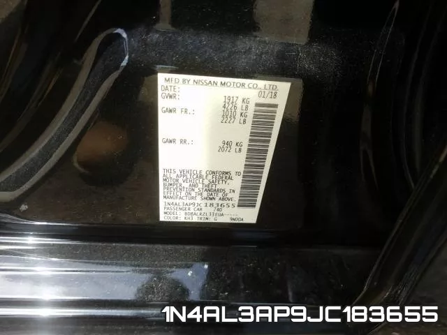 1N4AL3AP9JC183655 фото 2