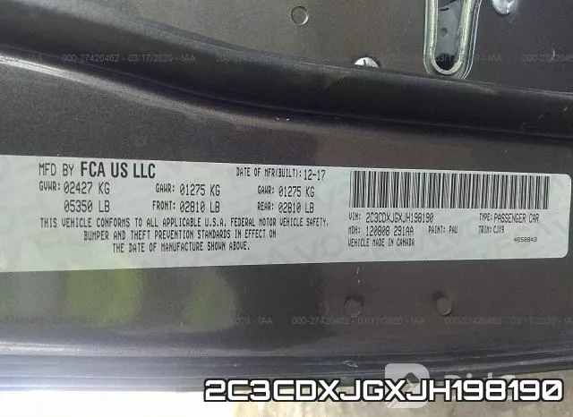 2C3CDXJGXJH198190 фото 10