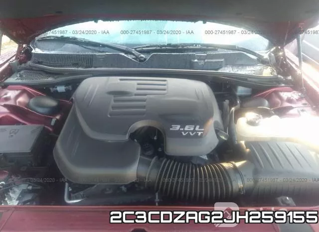2C3CDZAG2JH259155 фото 2