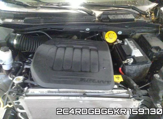 2C4RDGBG6KR759730 фото 2