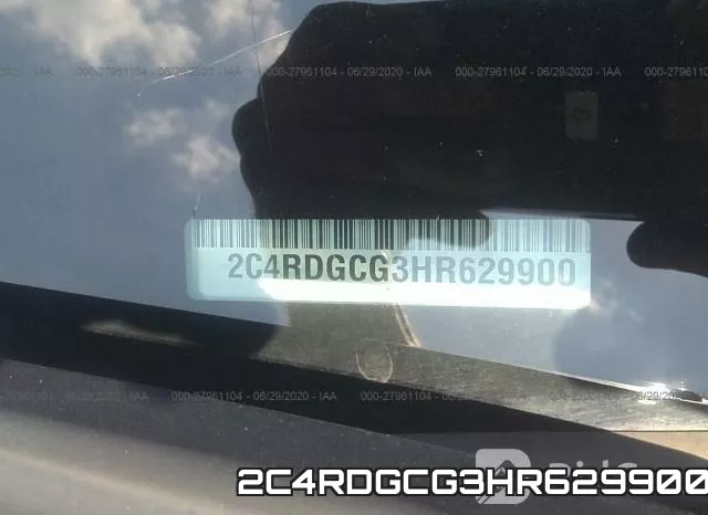 2C4RDGCG3HR629900 фото 9