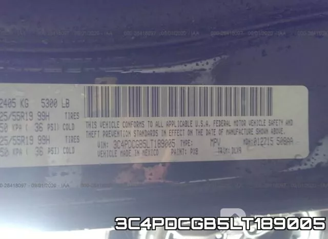3C4PDCGB5LT189005 фото 10