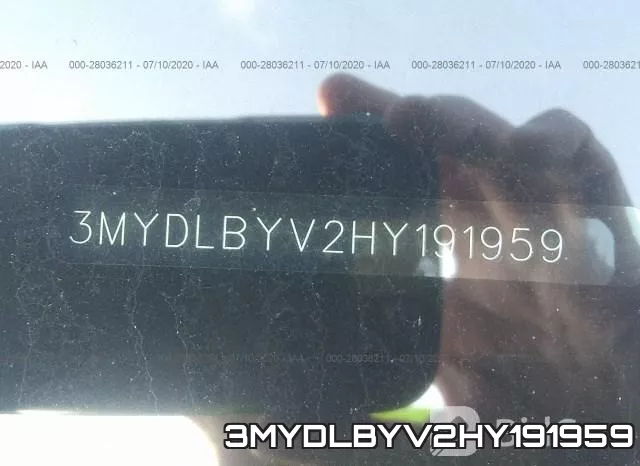 3MYDLBYV2HY191959 фото 8