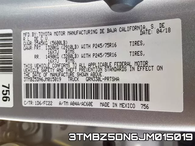 3TMBZ5DN6JM015019 фото 2