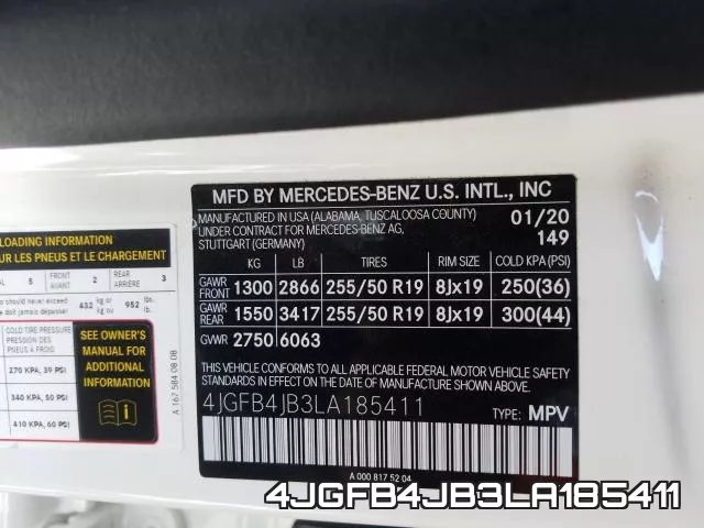 4JGFB4JB3LA185411 фото 2