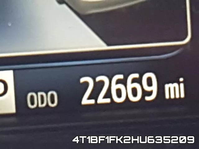 4T1BF1FK2HU635209 фото 9