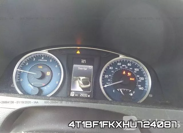 4T1BF1FKXHU724087 фото 8
