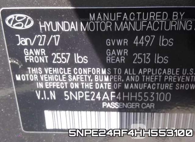 5NPE24AF4HH553100 фото 10