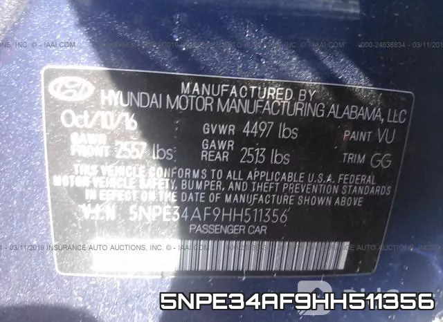 5NPE34AF9HH511356 фото 10