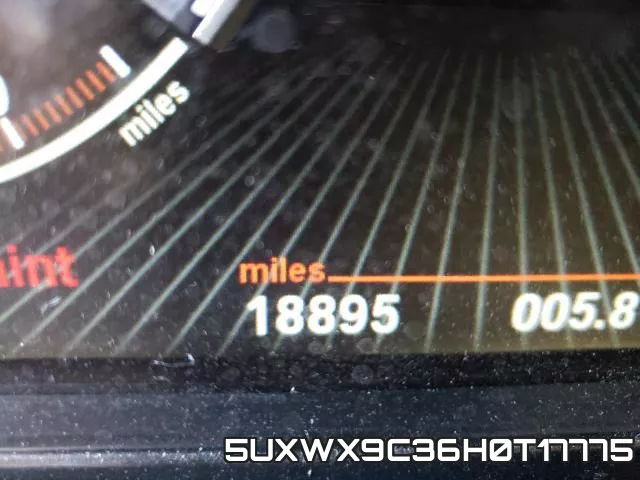 5UXWX9C36H0T17775 фото 9