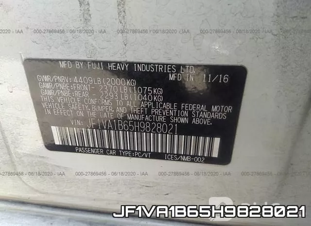 JF1VA1B65H9828021 фото 10
