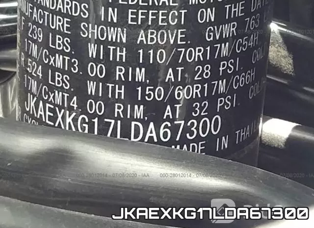 JKAEXKG17LDA67300 фото 2