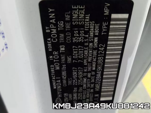 KM8J23A49KU881242 фото 2