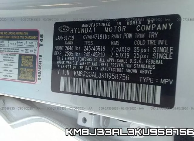 KM8J33AL3KU958756 фото 10
